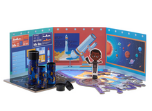 Load image into Gallery viewer, Brown Toy Box Dadisi Academy Dre/Astronomy STEAM Kit