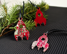 Load image into Gallery viewer, Circuit Board Science Shape Ornaments - Choose Your Style!