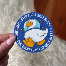 Load image into Gallery viewer, One Small Step Silly Goose Astronaut Sticker