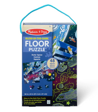 Load image into Gallery viewer, Outer Space Glow-in-the-Dark Floor Puzzle – 48 Pieces