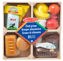 Load image into Gallery viewer, Food Groups Wooden Play Food - Melissa & Doug