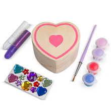 Load image into Gallery viewer, Decorate-Your-Own Wooden Heart Chest - Melissa & Doug