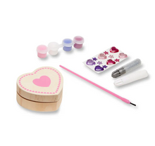 Load image into Gallery viewer, Created by Me! Heart Box Wooden Craft Kit - Melissa & Doug