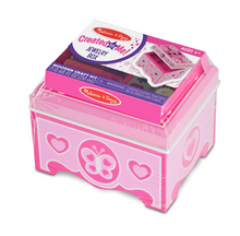 Load image into Gallery viewer, Created by Me! Jewelry Box Wooden Craft Kit - Melissa & Doug