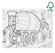 Load image into Gallery viewer, Jumbo Vehicles Coloring Pad