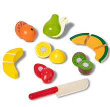 Load image into Gallery viewer, Wooden Cutting Fruit Play Food - Melissa & Doug