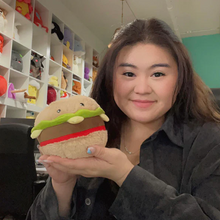 Load image into Gallery viewer, Squishable Snugglemi Snackers Hamburger ***RETIRING - LAST CHANCE! WILL NOT BE RESTOCKED***