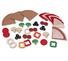Load image into Gallery viewer, Felt Play Food - Pizza Set - Melissa & Doug