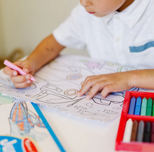Load image into Gallery viewer, Jumbo Vehicles Coloring Pad