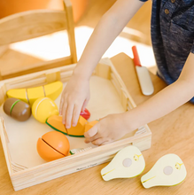 Load image into Gallery viewer, Wooden Cutting Fruit Play Food - Melissa & Doug