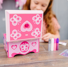 Load image into Gallery viewer, Created by Me! Jewelry Box Wooden Craft Kit - Melissa & Doug