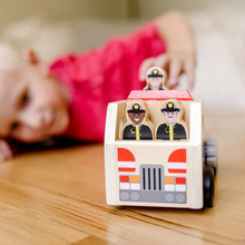 Load image into Gallery viewer, Classic Wooden Fire Truck Play Set - Melissa & Doug