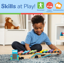 Load image into Gallery viewer, Mega Race Car Carrier - Melissa & Doug