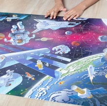Load image into Gallery viewer, Outer Space Glow-in-the-Dark Floor Puzzle – 48 Pieces