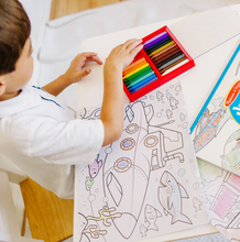 Load image into Gallery viewer, Jumbo Vehicles Coloring Pad