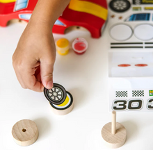 Load image into Gallery viewer, Decorate-Your-Own Wooden Race Car - Melissa & Doug