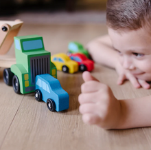 Load image into Gallery viewer, Wooden Car Carrier - Melissa & Doug