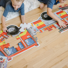 Load image into Gallery viewer, Giant Fire Truck Floor Puzzle, 24 Pieces - Melissa & Doug