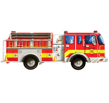 Load image into Gallery viewer, Giant Fire Truck Floor Puzzle, 24 Pieces - Melissa & Doug