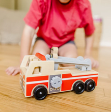 Load image into Gallery viewer, Classic Wooden Fire Truck Play Set - Melissa & Doug