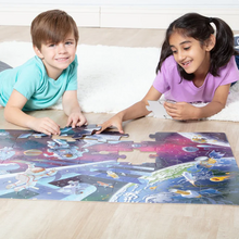 Load image into Gallery viewer, Outer Space Glow-in-the-Dark Floor Puzzle – 48 Pieces