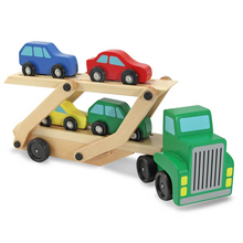 Load image into Gallery viewer, Wooden Car Carrier - Melissa & Doug