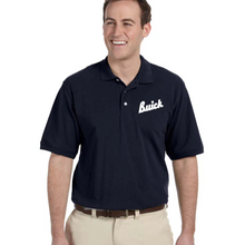Load image into Gallery viewer, Men's Buick 1930's Script Polo T-Shirt - Black, Size Medium