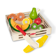 Load image into Gallery viewer, Wooden Cutting Fruit Play Food - Melissa & Doug
