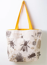 Load image into Gallery viewer, Honey Bee Canvas Shoulder Tote