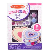 Load image into Gallery viewer, Created by Me! Heart Box Wooden Craft Kit - Melissa & Doug