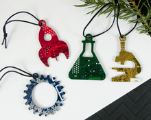 Load image into Gallery viewer, Circuit Board Science Shape Ornaments - Choose Your Style!