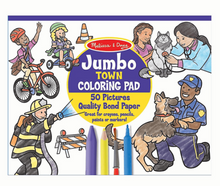 Load image into Gallery viewer, Jumbo Town Coloring Pad