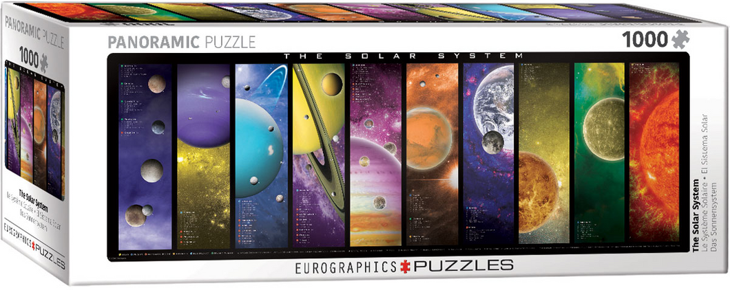Panoramic The Solar System 1,000 Piece Puzzle