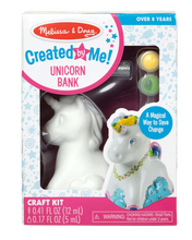 Load image into Gallery viewer, Created by Me! Unicorn Bank Craft Kit - Melissa & Doug