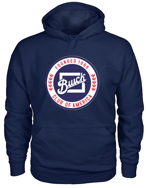 Adult BCA Buick Club of America Hoodie Sweatshirt - Gray or Navy