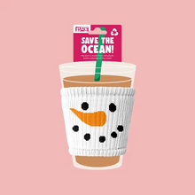 Load image into Gallery viewer, Freaker USA Recycled Plastic Sweater Koozie - Snowman