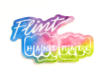 Load image into Gallery viewer, Flint Handmade Tie Dye Logo Vinyl Sticker