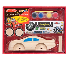 Load image into Gallery viewer, Decorate-Your-Own Wooden Race Car - Melissa & Doug