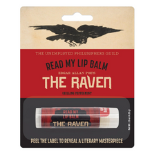 Load image into Gallery viewer, Read My Lip Balm - Poe's The Raven