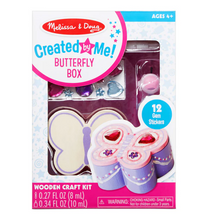 Load image into Gallery viewer, Created by Me! Butterfly Box Wooden Craft Kit - Melissa & Doug