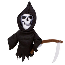 Load image into Gallery viewer, Grim Reaper Finger Puppet Magnet