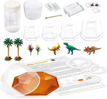 Load image into Gallery viewer, 4M Crystal Growing Dinosaur Crystal Terrarium