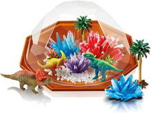 Load image into Gallery viewer, 4M Crystal Growing Dinosaur Crystal Terrarium