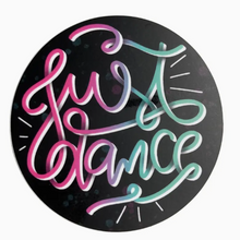 Load image into Gallery viewer, Just Dance Gradient Script Sticker - Holographic