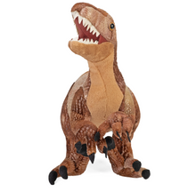 Load image into Gallery viewer, Wild Republic Dinosauria Velociraptor Stuffed Animal - 17"