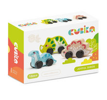 Load image into Gallery viewer, Cubika Wooden Toy Set Joyful Dinos