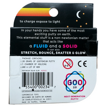Load image into Gallery viewer, Gootonium: Glowing Orange Solar Putty - 20g