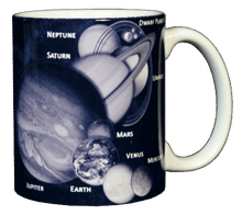 Load image into Gallery viewer, Planets &amp; Dwarf Planets Ceramic Mug
