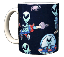 Load image into Gallery viewer, Alien Wrap Ceramic Mug
