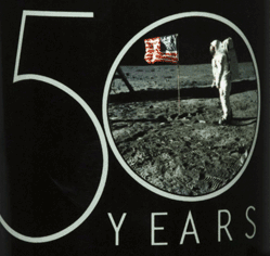 Apollo 50th Anniversary Moon Landing T-Shirt - Adult Medium